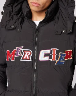 Black Anonymous Puffer Jacket