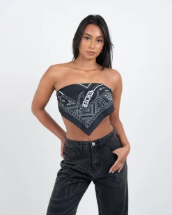 Black Badge Paisley Bandana