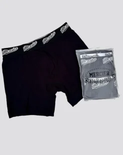 Black Baseball Boxer Shorts 2PK