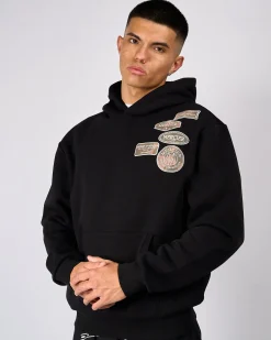 Black Camo OG Badge Relaxed Hoodie
