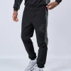 Black Charcoal Contrast Badge Pant