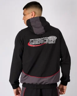 Black Grey Maison Racer Track Top