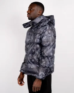Black Grey Paisley Mercier Jacket