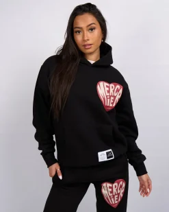 Black Mercier Heart Hoodie