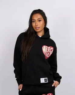 Black Mercier Heart Hoodie