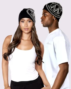 Black Mercier Logo Beanie