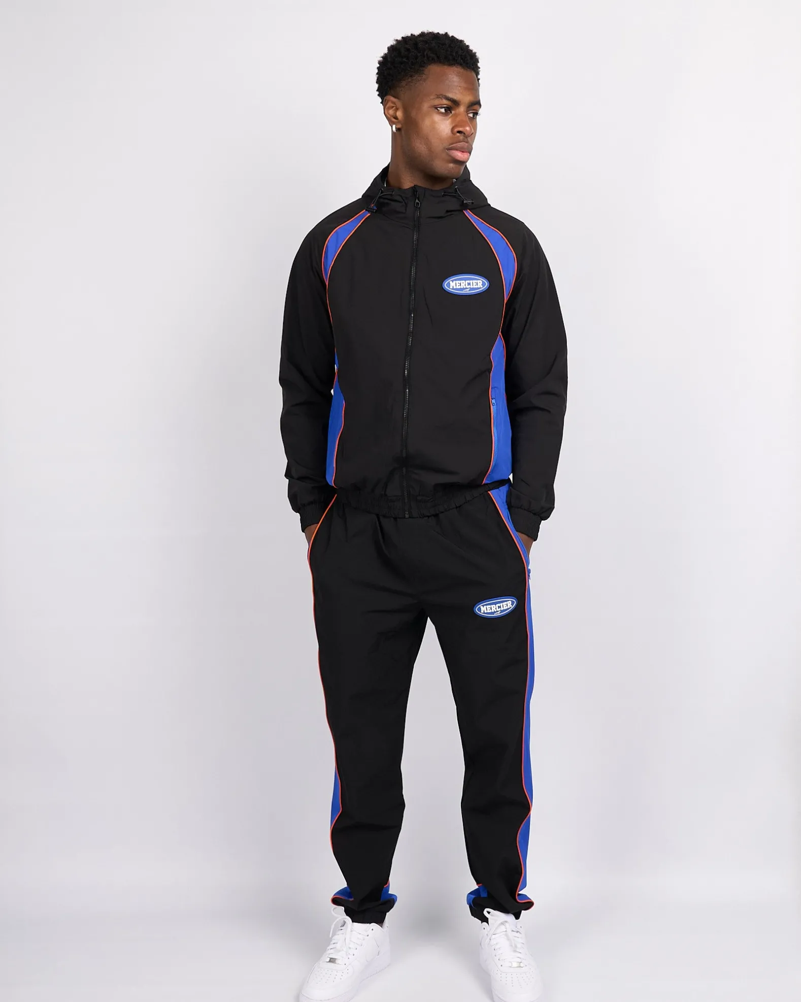 Black Mercier Maison Racer Track Pants