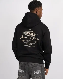 Black Mercier Round Up Hoodie