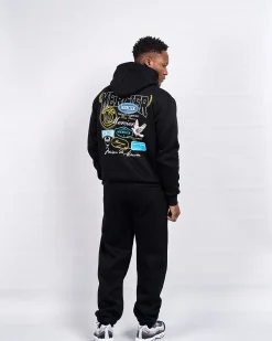 Black Multi Tour Hoodie