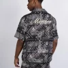 Black Paisley Resort Shirt
