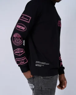 Black Pink Compton Long Sleeve Tshirt