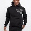 Black Racer Badge Hoodie