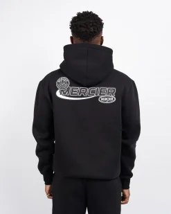 Black Racer Badge Hoodie