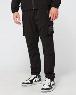 Black Tonal Badge Cargos