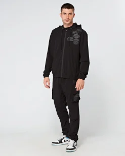 Black Tonal Badge Cargos