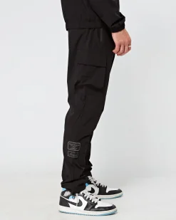 Black Tonal Badge Cargos