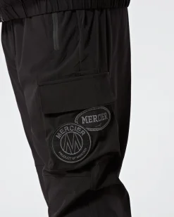 Black Tonal Badge Cargos