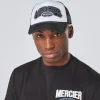 Black White Court Foam Trucker