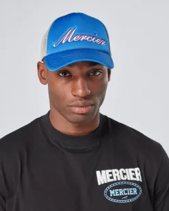 Blue Grey Signature Foam Trucker