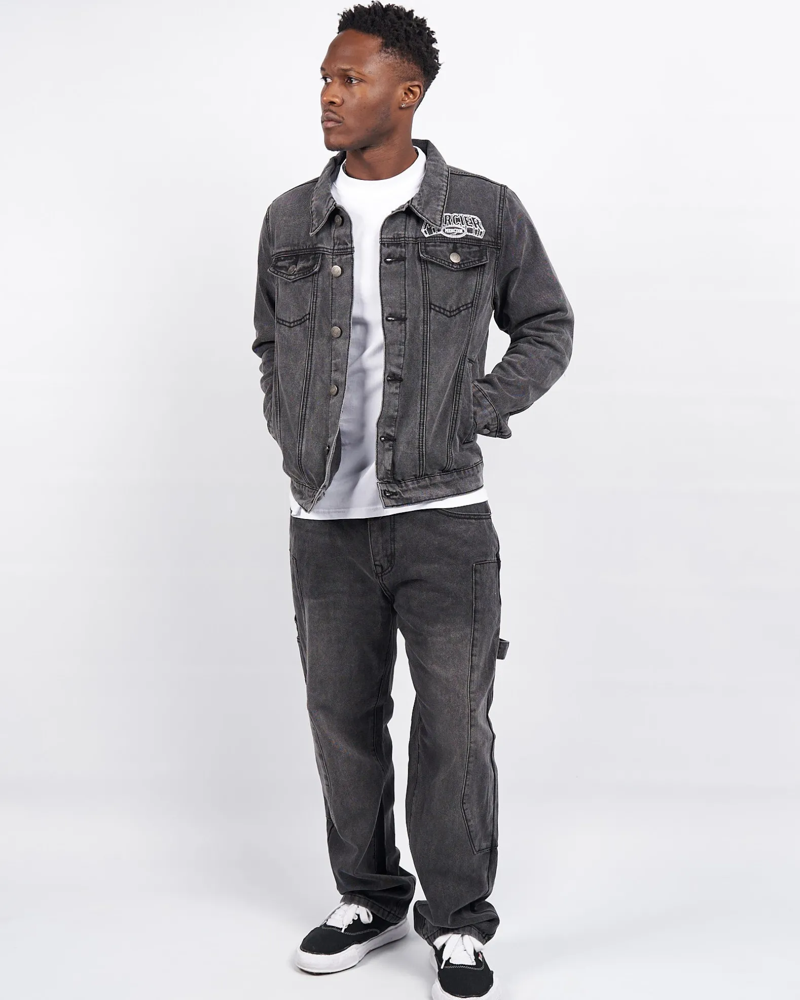 Charcoal Court Denim Jacket