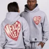 Grey Marl Mercier Heart Hoodie