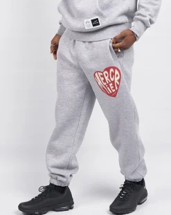 Grey Marl Mercier Heart Joggers