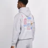 Grey Marl Multi Tour Hoodie