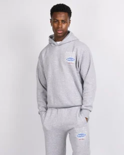 Grey Marl Multi Tour Hoodie