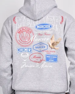 Grey Marl Multi Tour Hoodie