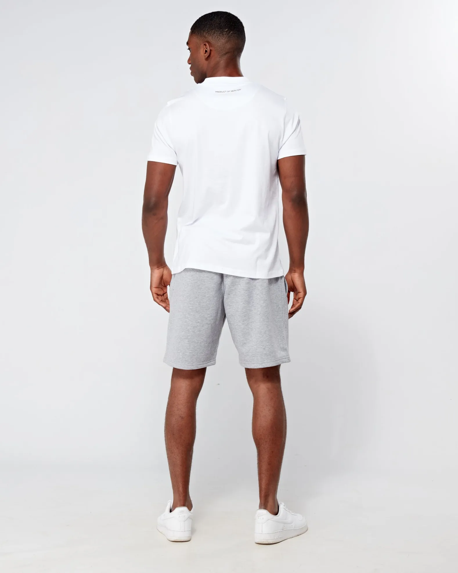 Grey Marl OG Mercier Badge Shorts