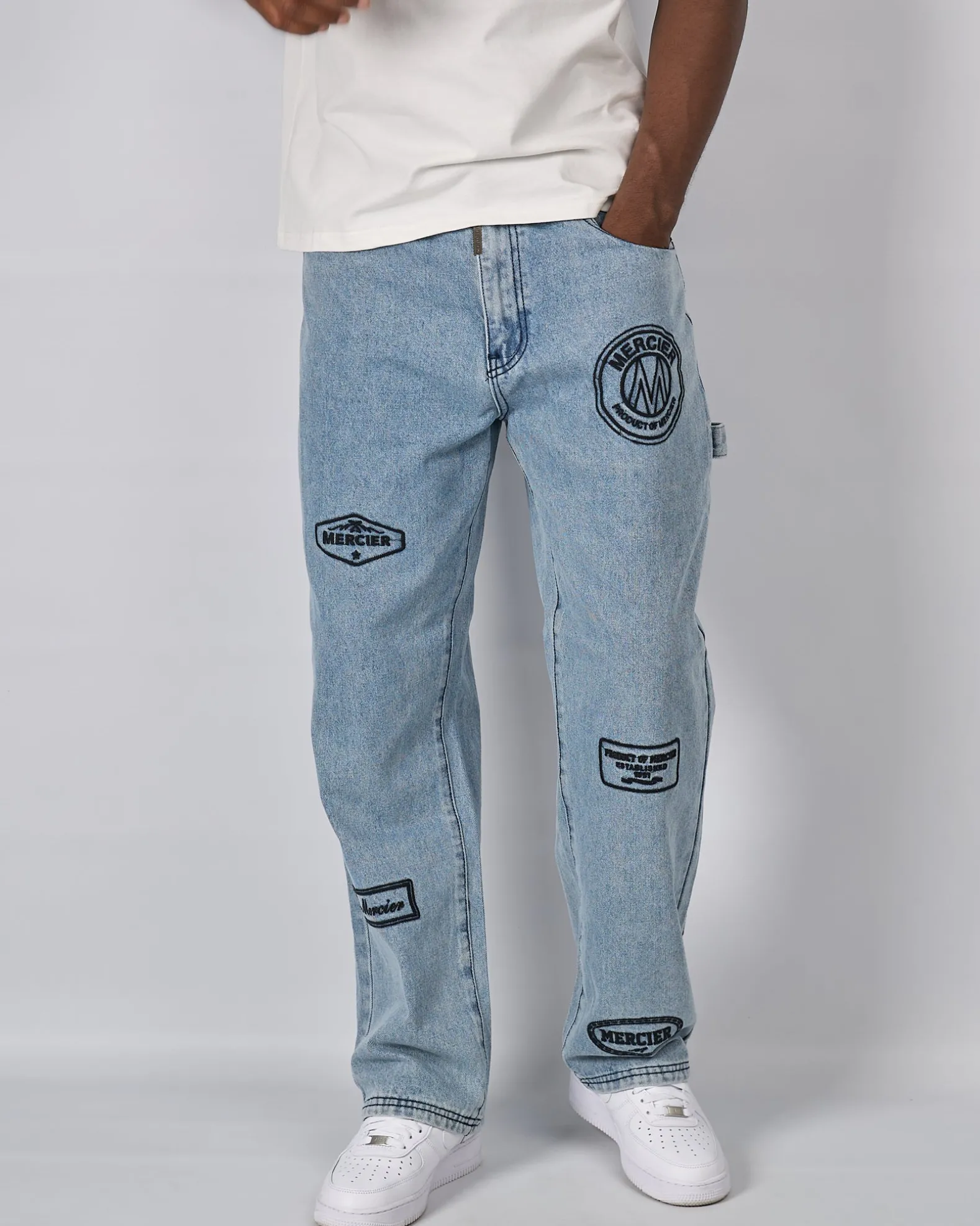 Mercier Big Thread Mercier Badge Jeans