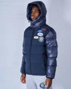 Navy OG badge Panelled Jacket