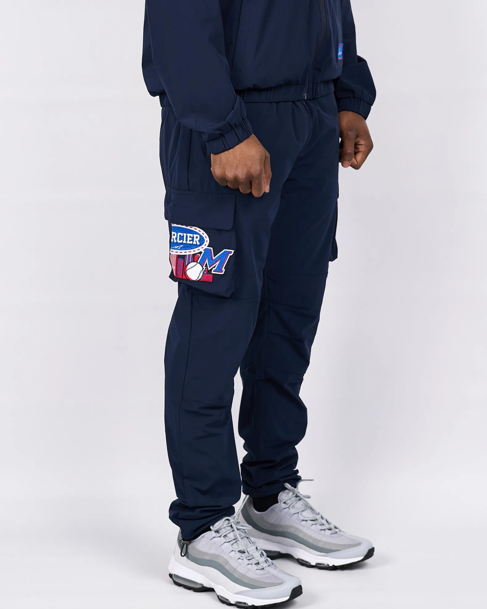 Navy Red Mercier Empire Cargos