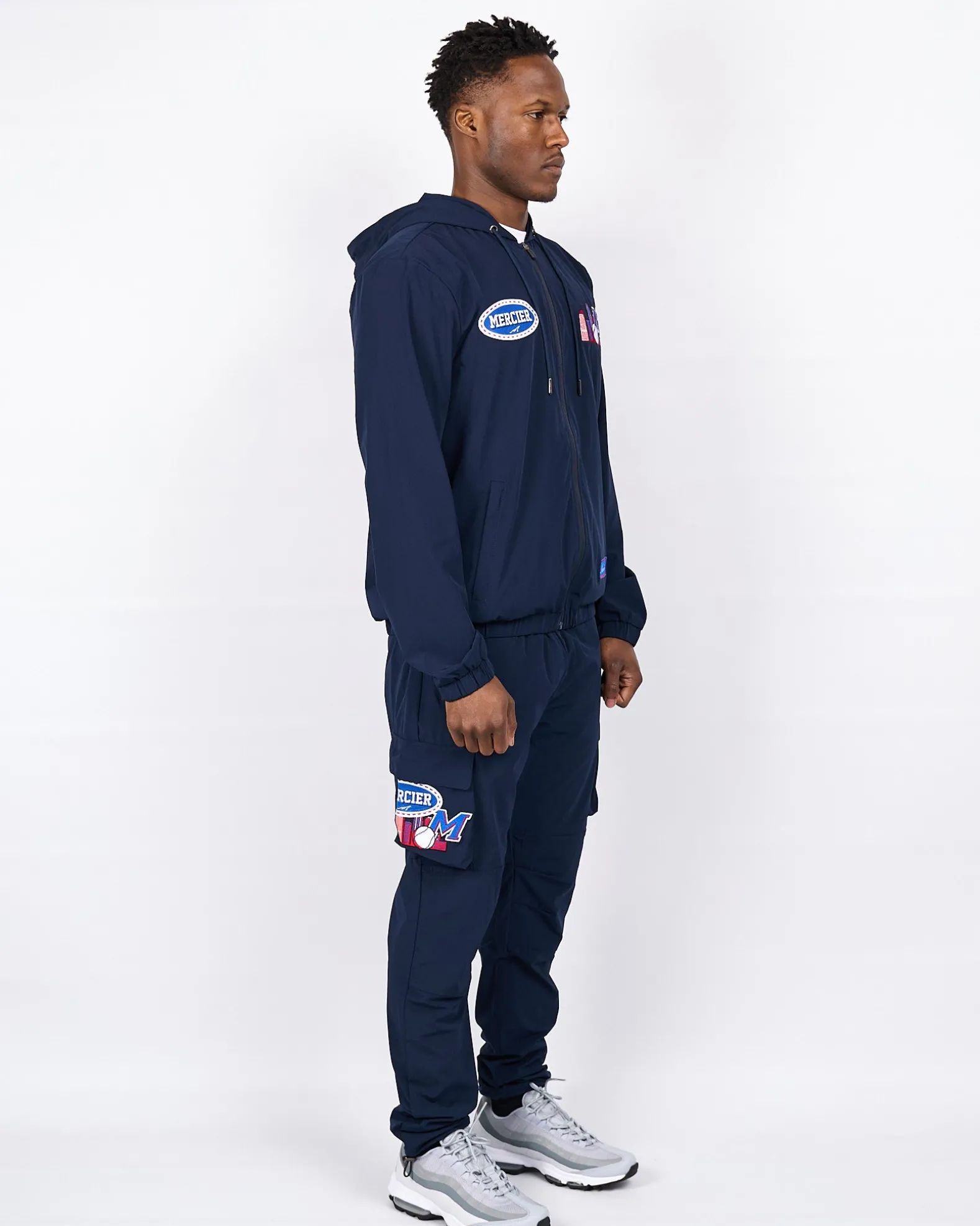 Navy Red Mercier Empire Cargos
