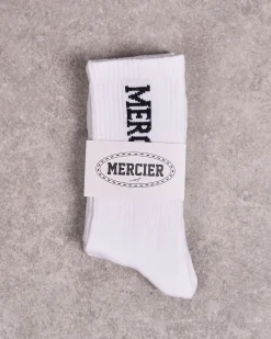 2Pack White Mercier Socks