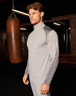 PBK//Mercier Performance 1/4 Long sleeve Grey