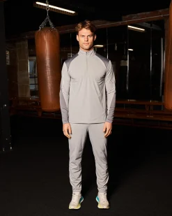 PBK//Mercier Performance 1/4 Long sleeve Grey