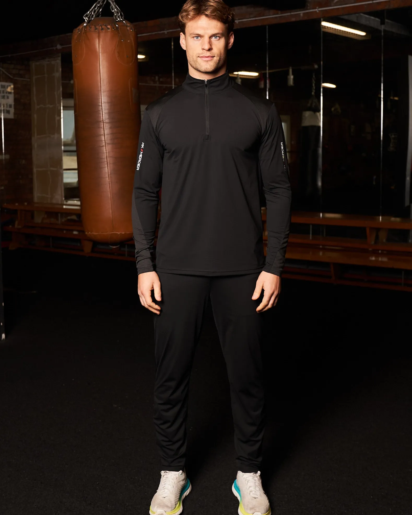 PBK//Mercier Performance 1/4 Long sleeve Black
