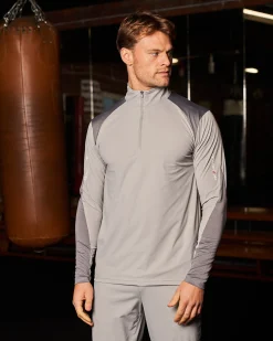 PBK//Mercier Performance 1/4 Long sleeve Grey