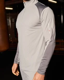 PBK//Mercier Performance 1/4 Long sleeve Grey