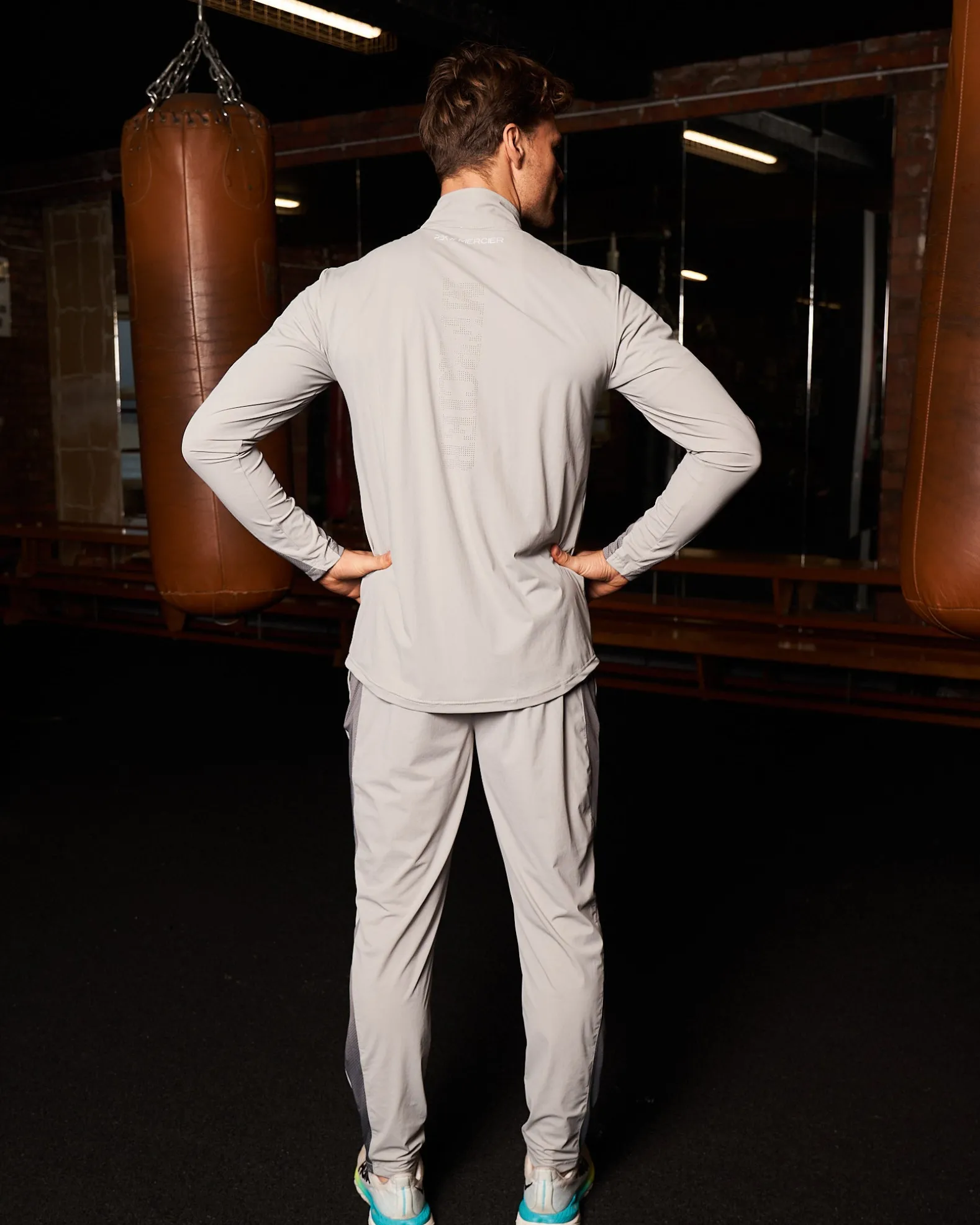 PBK//Mercier Performance 1/4 Long sleeve Grey
