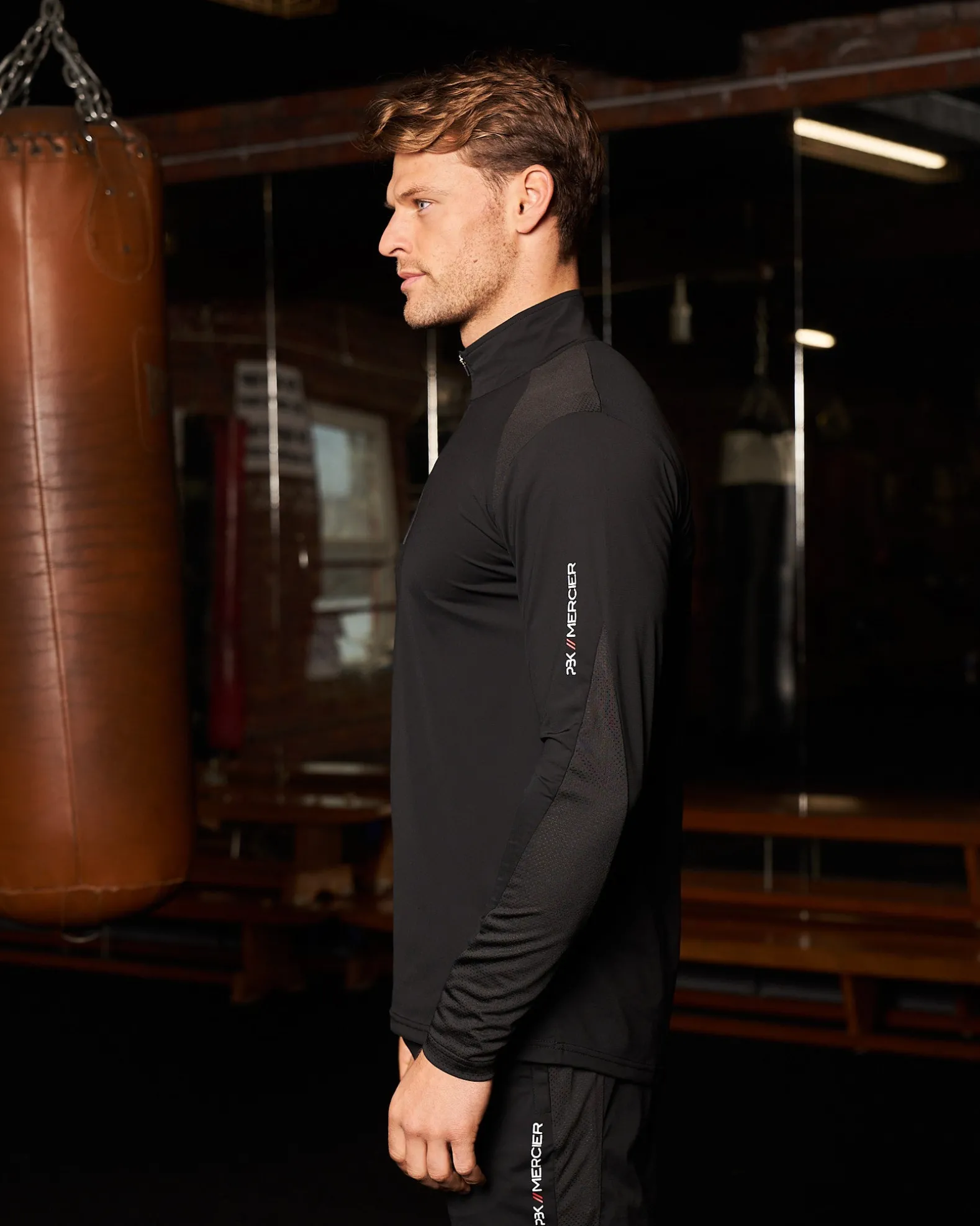 PBK//Mercier Performance 1/4 Long sleeve Black