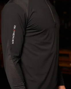 PBK//Mercier Performance 1/4 Long sleeve Black