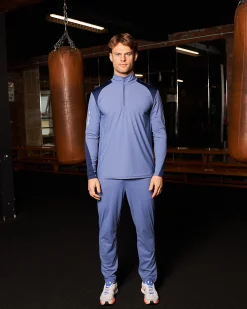 PBK//Mercier Performance Trackpants Petrol Blue