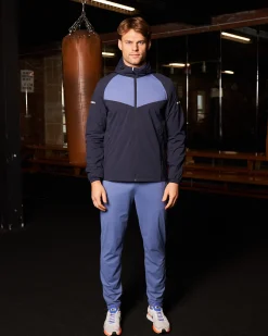 PBK//Mercier Performance Windbreaker Navy/Petrol
