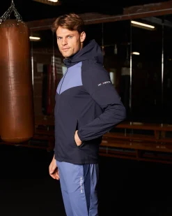 PBK//Mercier Performance Windbreaker Navy/Petrol