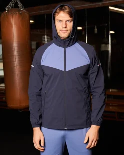 PBK//Mercier Performance Windbreaker Navy/Petrol