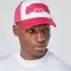 Pink White Mercier Court Foam Trucker