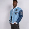 Placid Blue Navy Rodman Varsity Jacket