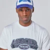 Purple White Mercier Court Foam Trucker